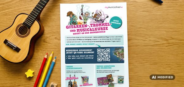 Ablauf in 4 Schritten – Musik-AG an der Grundschule