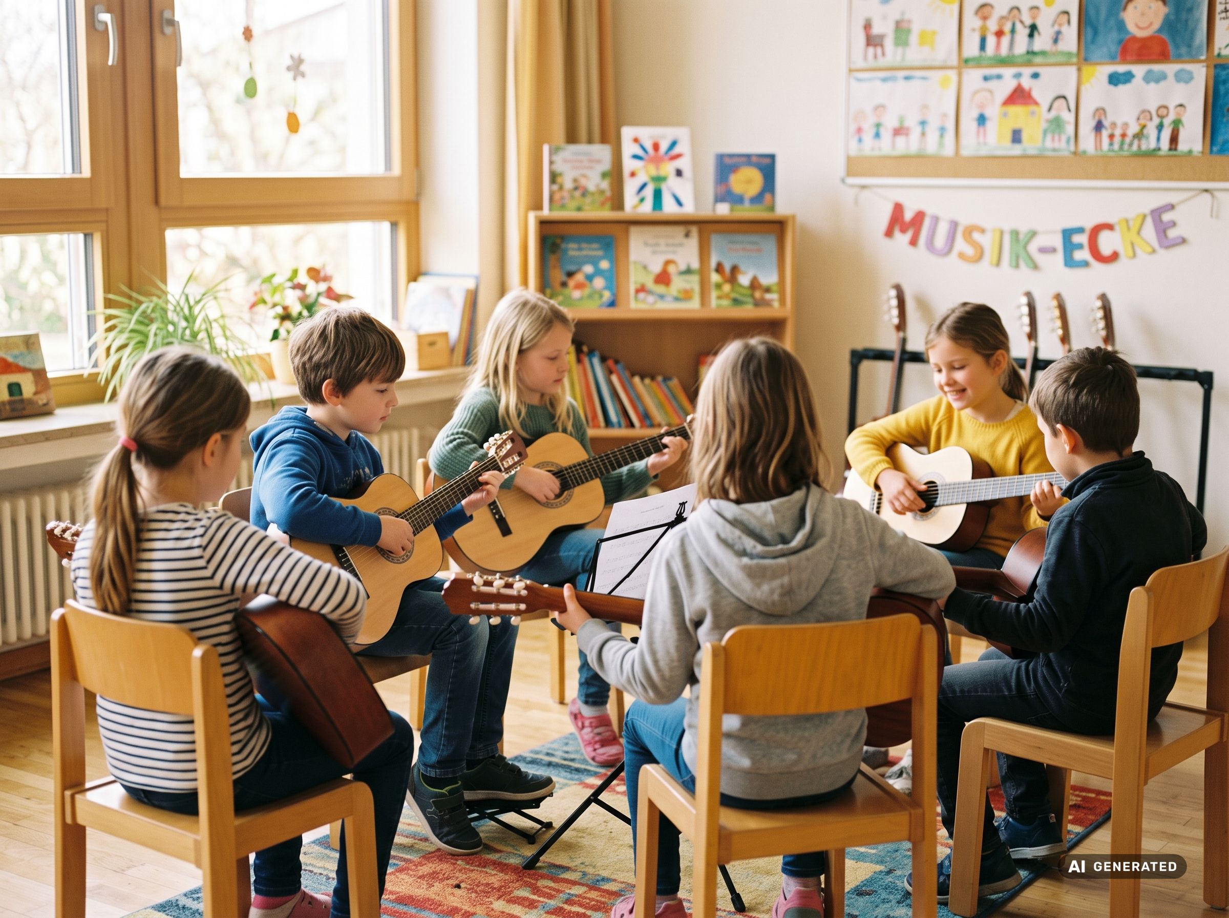 Gitarren-AG – Musik-AG an der Grundschule