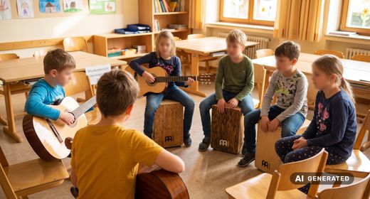 Musik-AG ohne eigene Musiklehrkraft