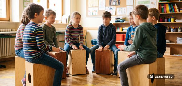 Trommel-/Beatcircle-AG – Musik-AG an der Grundschule