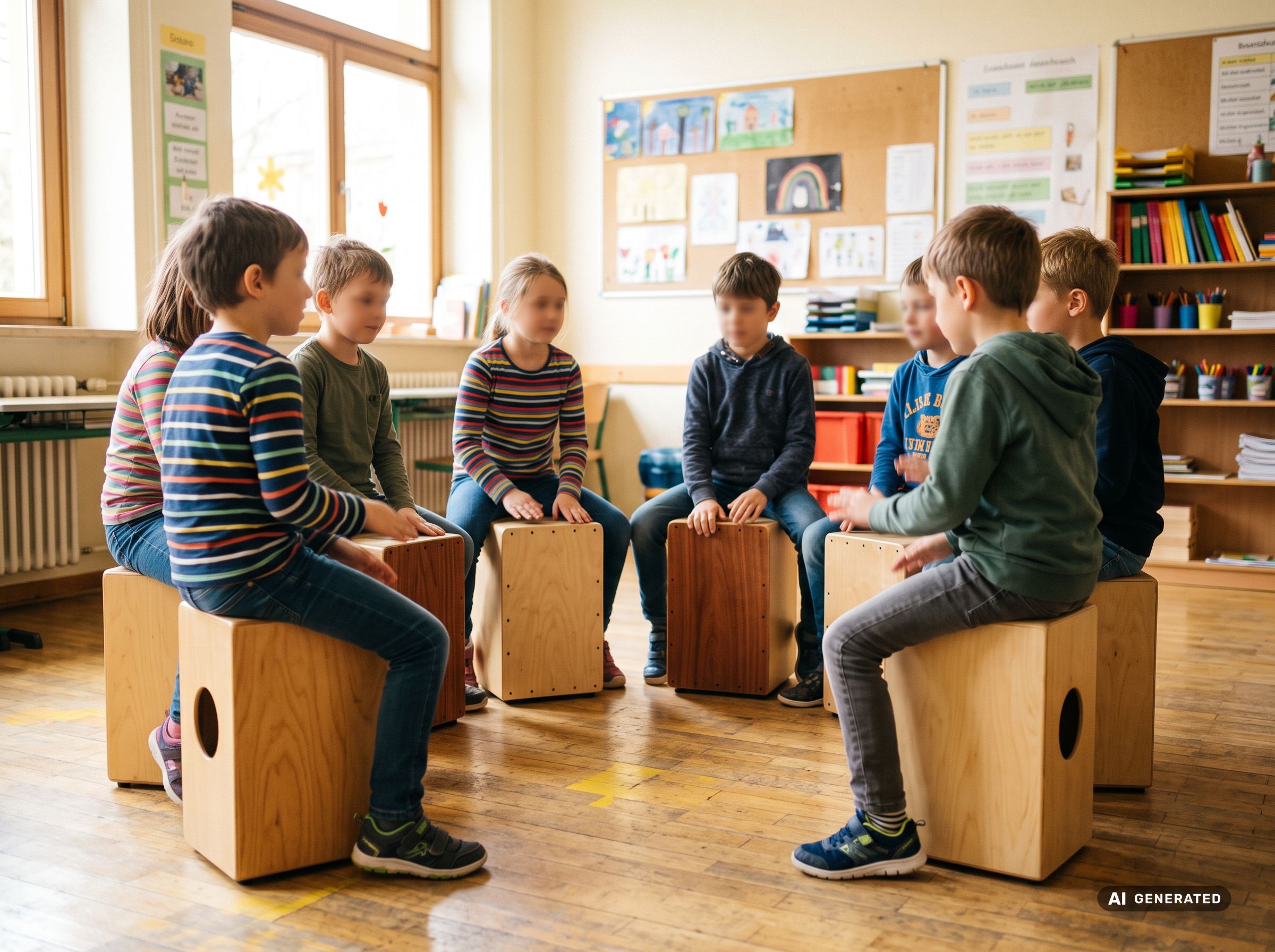 Trommel-/Beatcircle-AG – Musik-AG an der Grundschule